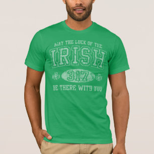 Möge das Glück des irischen St. Patrick's Day T-Shirt