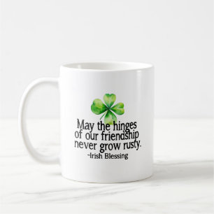 Möge das Scharnier unserer Freundschaft nie verros Kaffeetasse