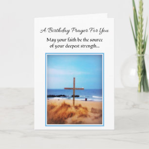 Möge dein Glaube ... religiöser Geburtstag. Karte