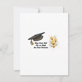 Möge dein Hut so hoch fliegen wie deine Träume Feiertagskarte