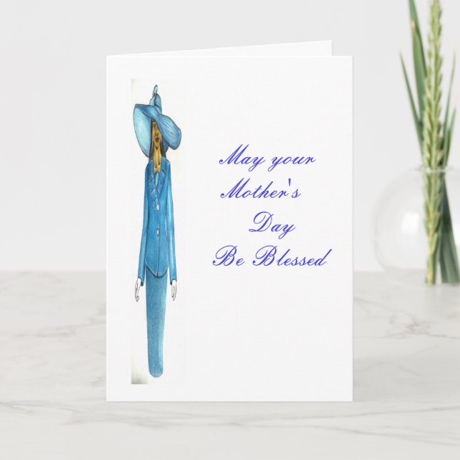 Möge dein Muttertag gesegnet sein. Karte (Vorderseite)