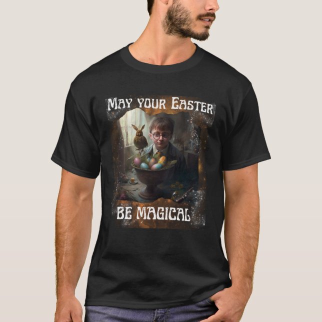 Möge dein Ostern magische Osterhühner-Fiktion sein T-Shirt (Vorderseite)