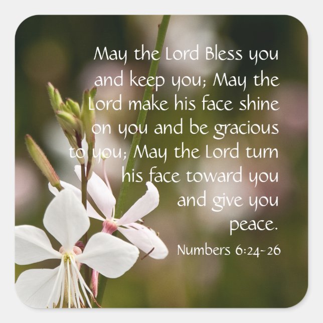 Möge der Herr dir den Sticker segnen (Vorderseite)