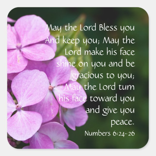 Möge der Herr dir den Sticker segnen (Vorderseite)