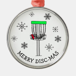 Möge der Kurs bei Ihnen sein, Disk Golf Ornament Aus Metall