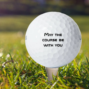 Möge der Kurs mit deinem Humor sein Golfball