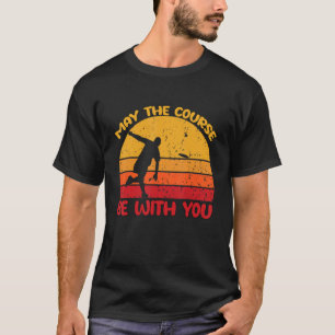 Möge der Kurs mit dir sein Frisbee Golf Vintage D T-Shirt