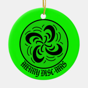 Möge der Kurs mit dir sein, Frohe Scheiben-Weihnac Keramik Ornament