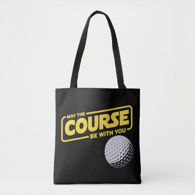 Möge der Kurs mit dir sein Lustiger Golf Golfsport (Vorderseite)