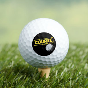 Möge der Kurs mit dir sein Lustiger Golf Golfsport Golfball