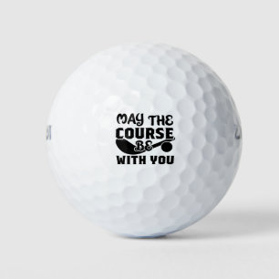 Möge der Platz bei Ihnen sein, angepasster Golfbal Golfball