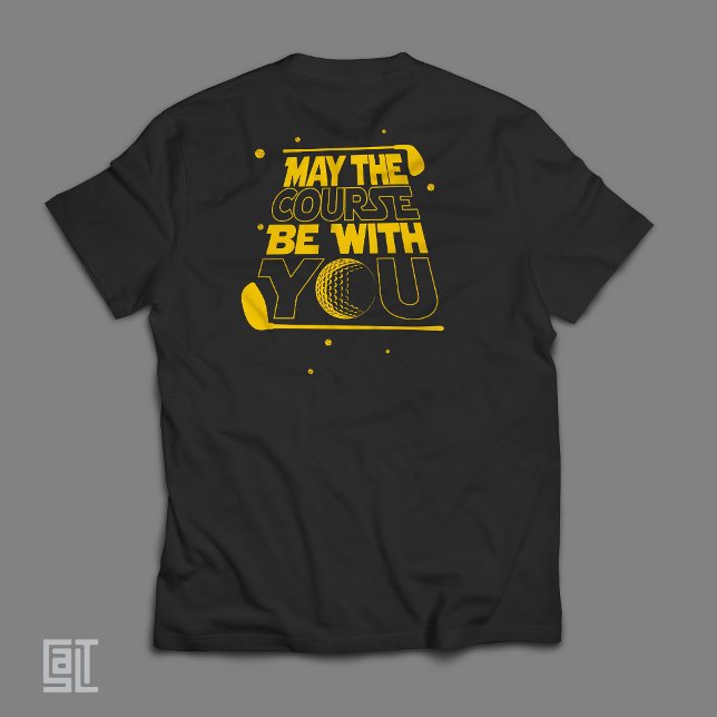 Möge der Platz mit dir sein Lustiger Golf T-Shirt (Von Creator hochgeladen)