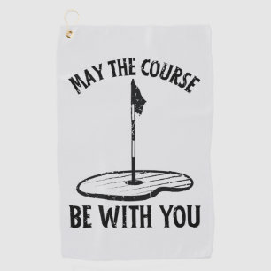 Möge der Platz mit Ihren lustigen Golfgeschenken s Golfhandtuch