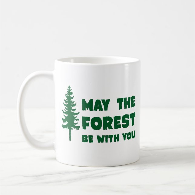 Möge der Wald bei dir sein Tasse (Links)