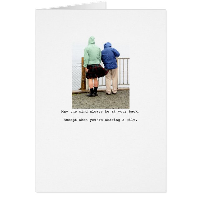 Möge der Wind immer auf deinem Rücken sein... (Vorne)