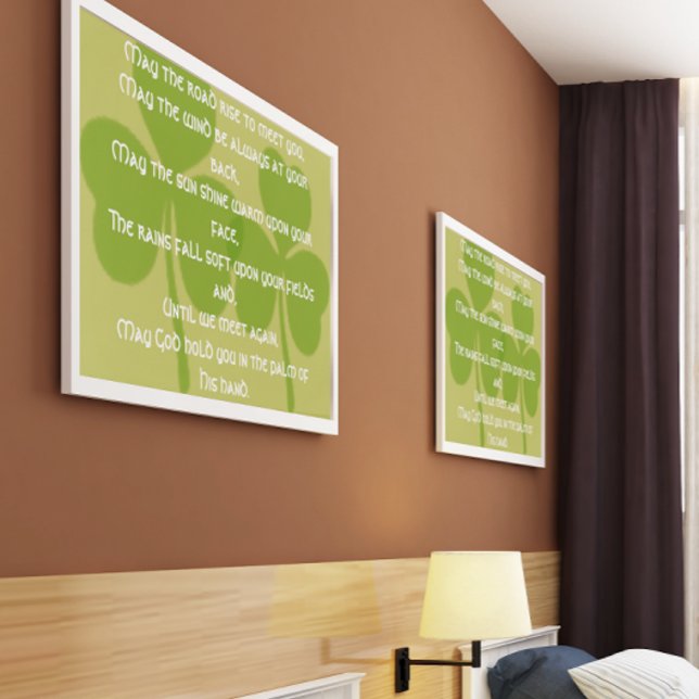 Möge die Straße aufsteigen, um dich zu treffen Poster (Von Creator hochgeladen)