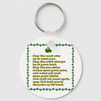 Möge die Straße aufsteigen, um dich zu treffen. Schlüsselanhänger