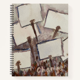 Möge dies der Augenblick des Wandels Notebook. Notizbuch