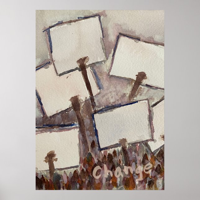 Möge dies der Moment des CHANGE Poster sein (Vorne)