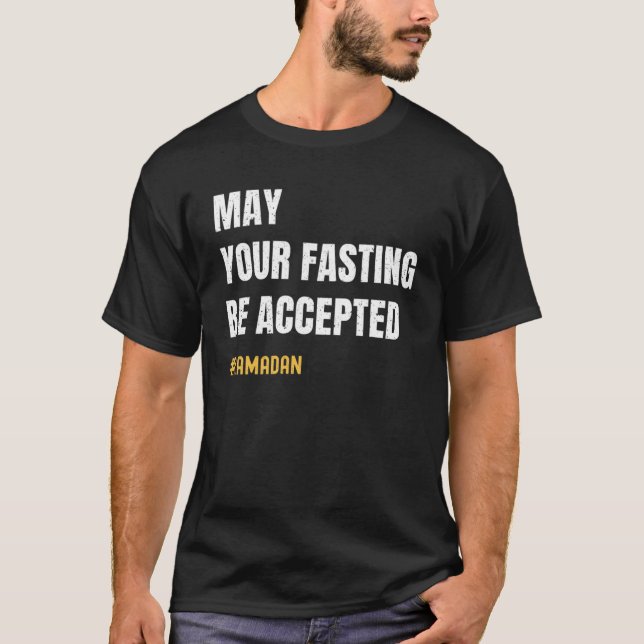 Möge Ihr Fasting von Ramadan Kareem Ramadh angenom T-Shirt (Vorderseite)