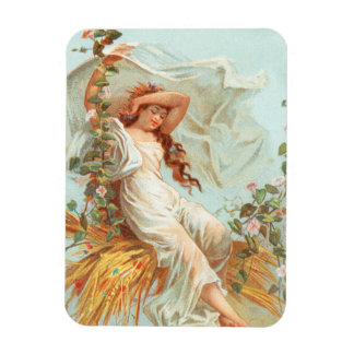 Möge Weihnachten hell und glücklich sein, Antique  Magnet