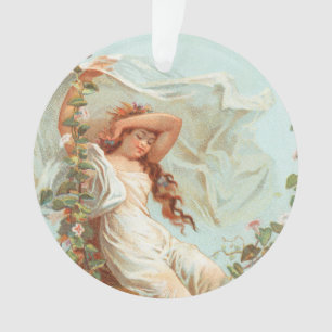 Möge Weihnachten hell und glücklich sein, Antique Ornament
