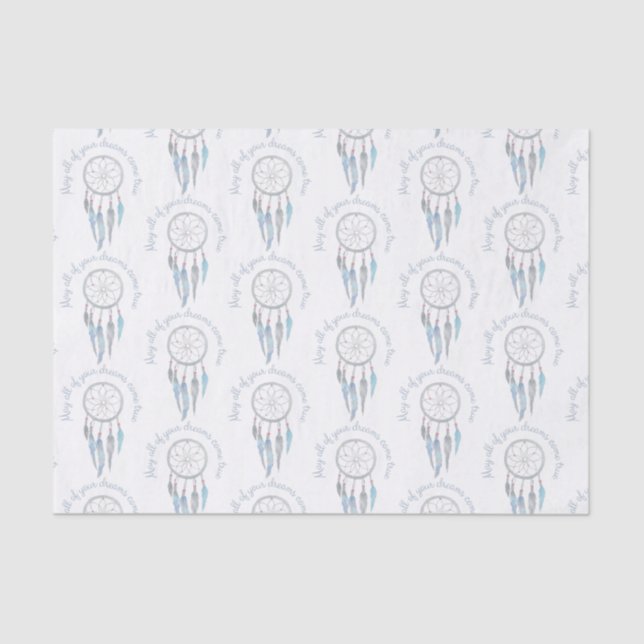 Mögen alle Ihre Träume wahr werden Seidenpapier (Vorderseite)