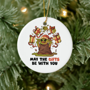 Mögen die Geschenke bei dir sein Keramik Ornament