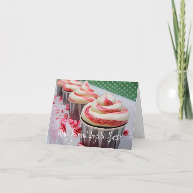 Mögen Ihre Feiertage süße Karten sein (Vorderseite)