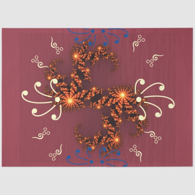 Mögen Ihre Weihnachten froh und hell Wrapping Pa Seidenpapier (Vorderseite)