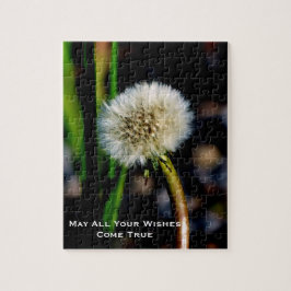 Mögen Ihre Wünsche wahr werden, Dandelion-Puzzle Puzzle