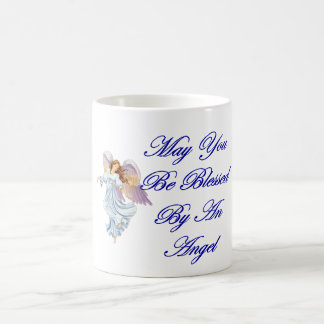 Mögen Sie durch einen Engel gesegnet werden Kaffeetasse