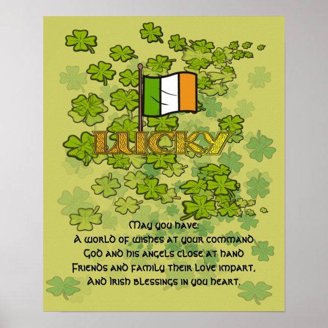 Mögen Sie eine Welt haben, die Ihnen zur Verfügung Poster (Vorne)