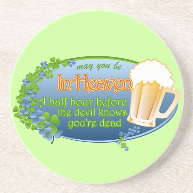 Mögen Sie im Himmel sein Untersetzer (Vorne)