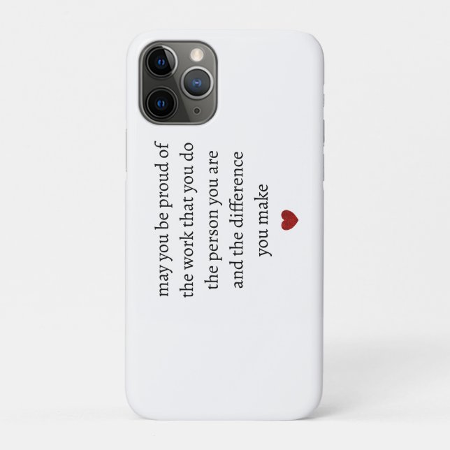 mögen Sie stolz auf die Arbeit sein, die Sie tun,  Case-Mate iPhone Hülle (Rückseite)