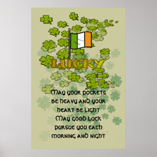 Mögen Sie Taschen schwer und das Herz leicht mache Poster