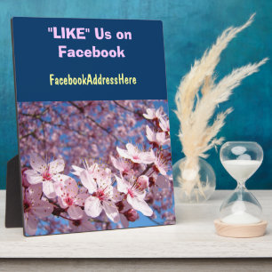 Mögen Sie uns auf Facebook Plakette Zählzeichen Fr Fotoplatte