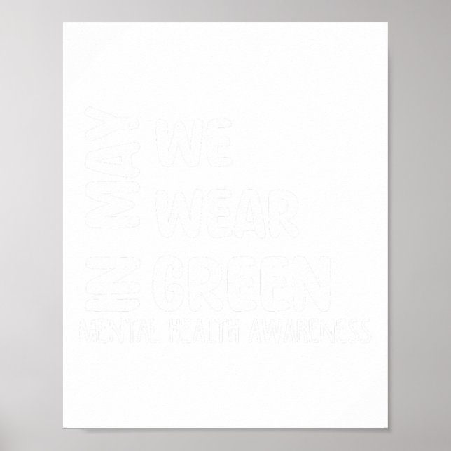 Mögen wir den Monat Gr. Poster (Vorne)