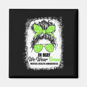 Mögen wir Green Messy Bun Mental Health Awards tra Magnet