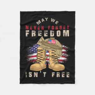 Mögen wir nie die Freiheit als freie Flagge der US Fleecedecke