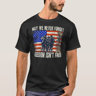 Mögen wir niemals die Freiheit vergessen, die frei T-Shirt