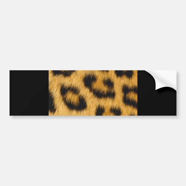 MÖGLICHER LEOPARD DRUCKPATTERBACKGRUND AUTOAUFKLEBER (Vorne)