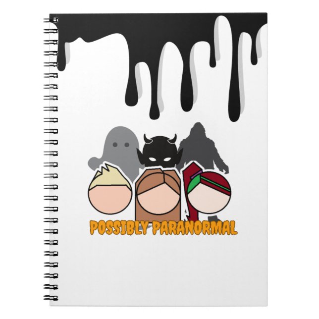 Möglicherweise paranormal Notebook #1 Notizblock (Vorderseite)