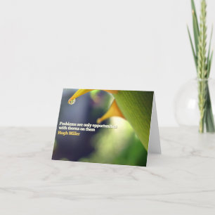 Möglichkeiten Motivierend Note Card Karte