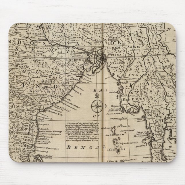 Mogul Empire, Indien Mousepad (Vorne)