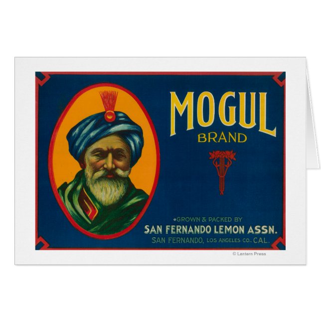 Mogul Lemon LabelSan Fernando, CA (Vorderseite (Horizontal))