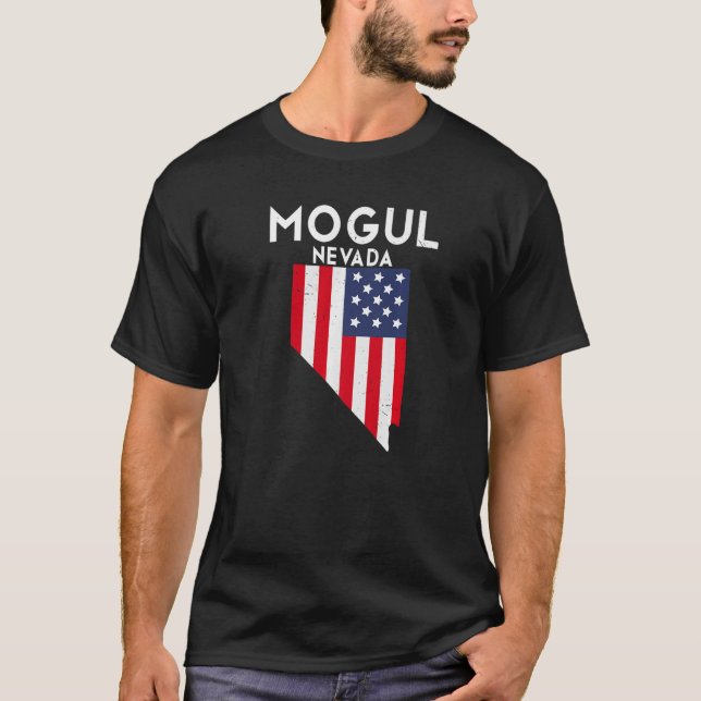 Mogul Nevada USA Staat America Travel Nevadan T-Shirt (Vorderseite)