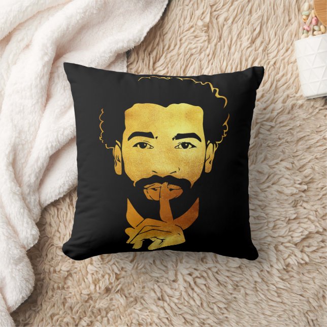 Mohamed Salah, der ägyptische König Fußball Kissen (Decke)