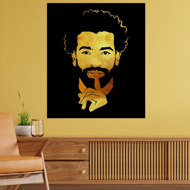Mohamed Salah, der ägyptische König Fußball Poster (Wohnzimmer 2)