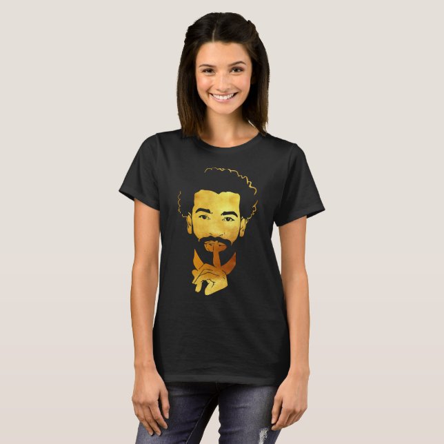 Mohamed Salah, der ägyptische König Fußball T-Shirt (Vorne ganz)